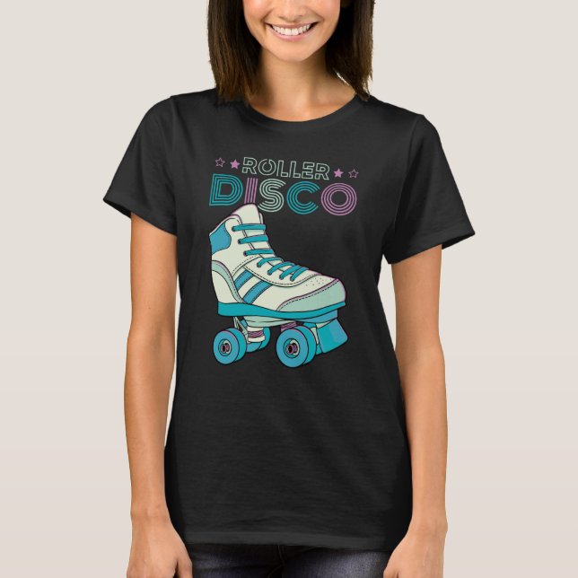 Camiseta Roller Derby Retro 70 Discoteca Skating (Anverso)