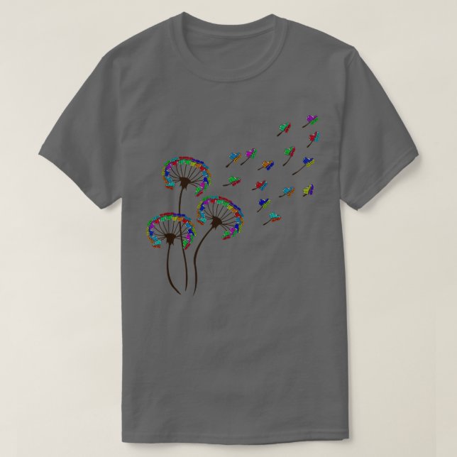 Camiseta Roller Derby Shirt Dandelion Roller Derby Lover (Diseño del anverso)