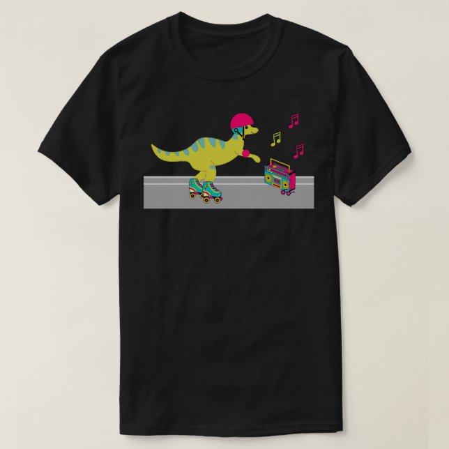 Camiseta Roller Dino (Diseño del anverso)