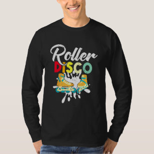 Camiseta Roller Disco - Patinaje disco de rodillos retro