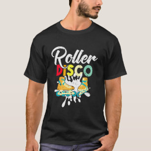 Camiseta Roller Disco - Patinaje disco de rodillos retro