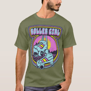 Camiseta Roller Retro 70 de estilo clásico vintage divertid