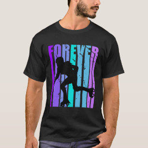 Camiseta Roller Retro de patinaje para siempre Derby