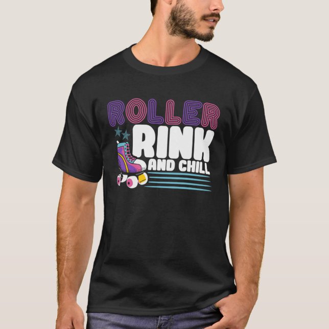 Camiseta Roller Roller Roller Rink y Retro Roller S (Anverso)