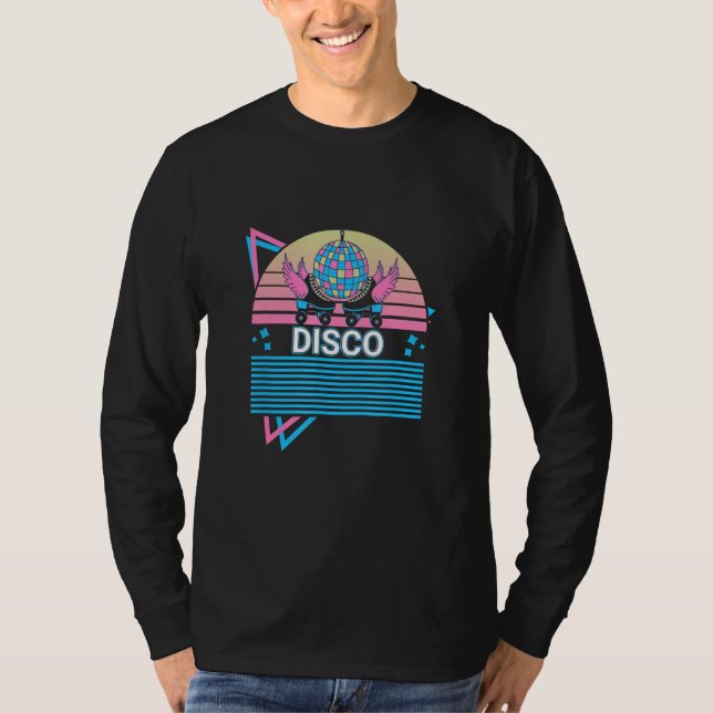 Camiseta Roller Skate Roller Skating Retro Disco_1 (Anverso)