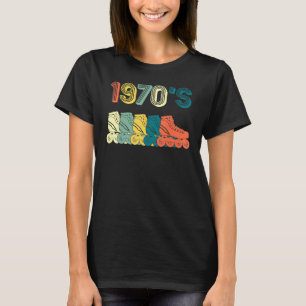 Camiseta Roller Skate Skating 70s Retro