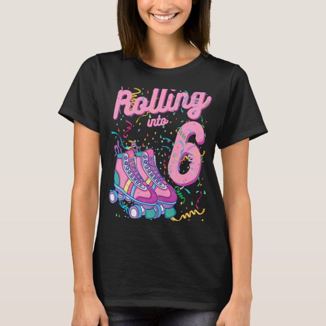 Camiseta Roller Skates 6 Años (Anverso)
