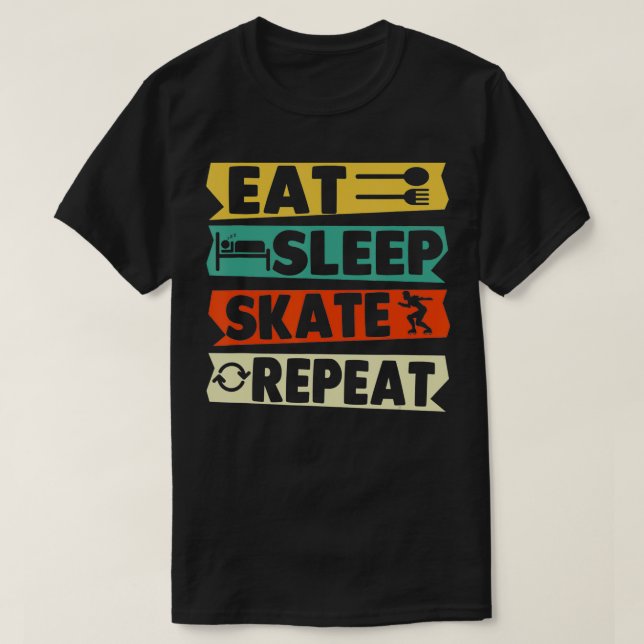Camiseta Roller Skates 70 (Diseño del anverso)