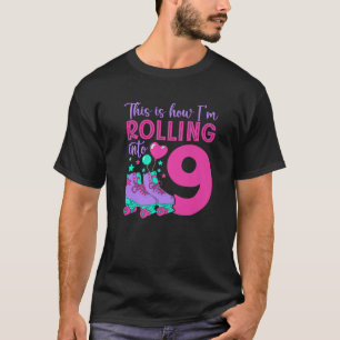 Camiseta Roller Skates 9 Chicas 9 por día