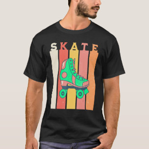 Camiseta Roller Skates Derby Disco Retro de los años 80 de
