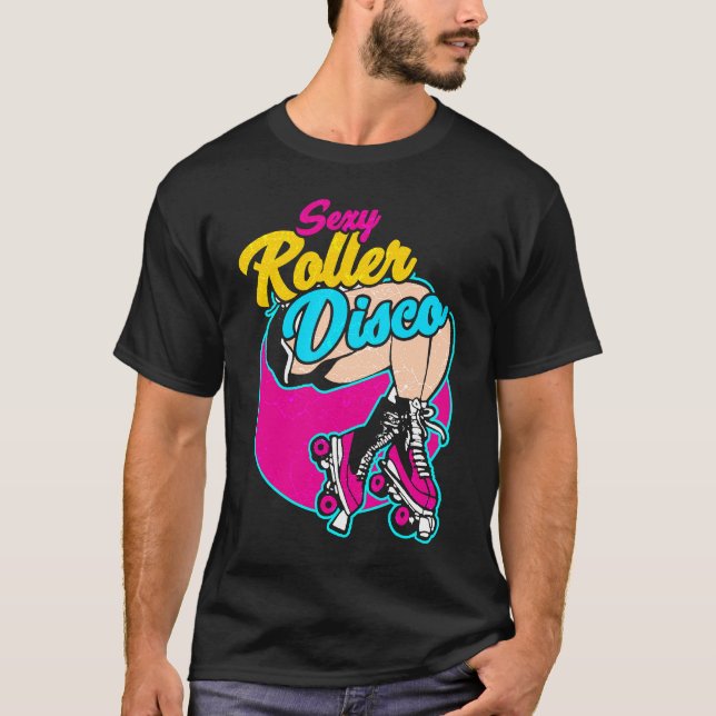 Camiseta Roller skates disco inline skating roller skating  (Anverso)