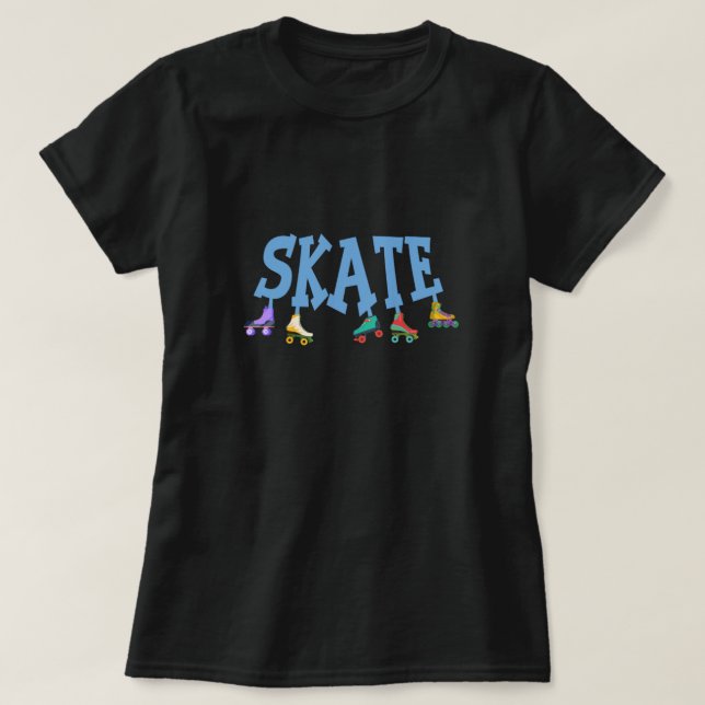Camiseta Roller Skates Inline Sklerblading Gift (Diseño del anverso)