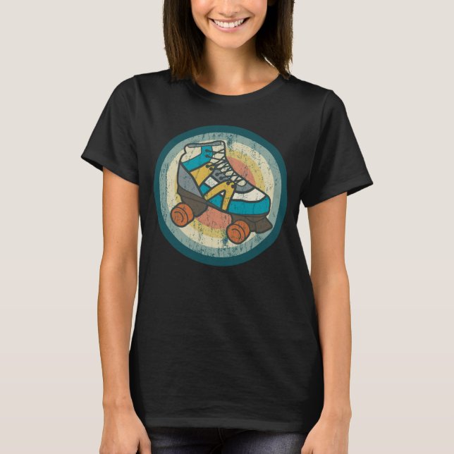 Camiseta Roller Skates Retro Roller Roller Roller Disco (Anverso)