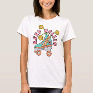 Camiseta Roller-Skates Retro - Vintage de 70-80