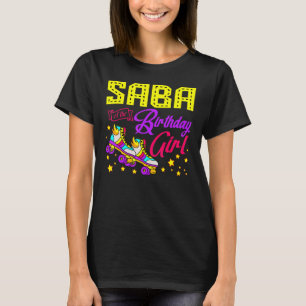Camiseta Roller Skates Skating Saba Of The Birthday Girl Sk