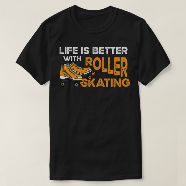 Camiseta Rollerblade de zapatos para patinaje en línea 2 (Diseño del anverso)
