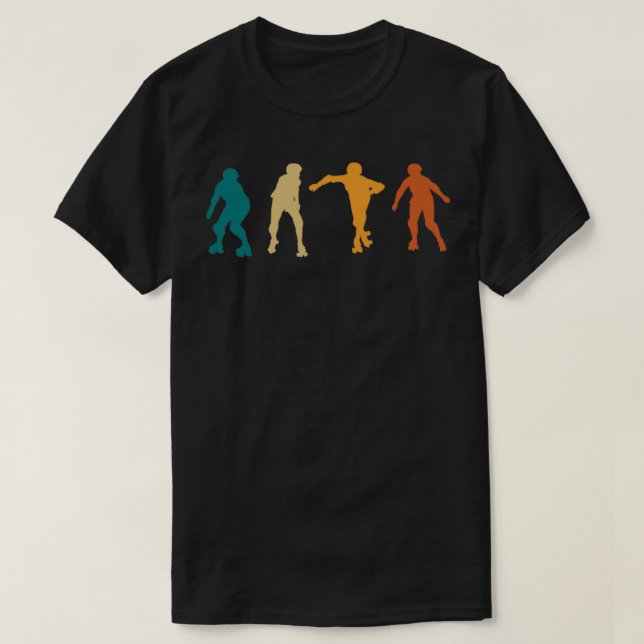 Camiseta Rollerblader Retro Rollerblader Inline Skater (Diseño del anverso)