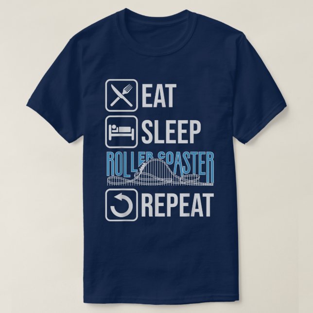 Camiseta Rollercoaster Rollercoaster Amusement Park Gift Fa (Diseño del anverso)