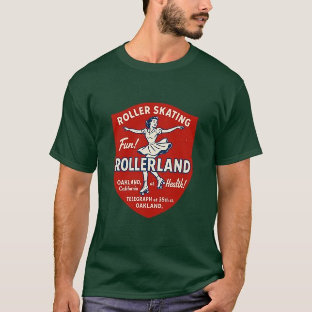 Camiseta Rollerland - Oakland, CA (Anverso)