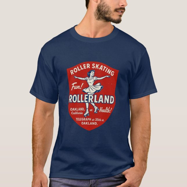 Camiseta Rollerland - Oakland, CA (Anverso)