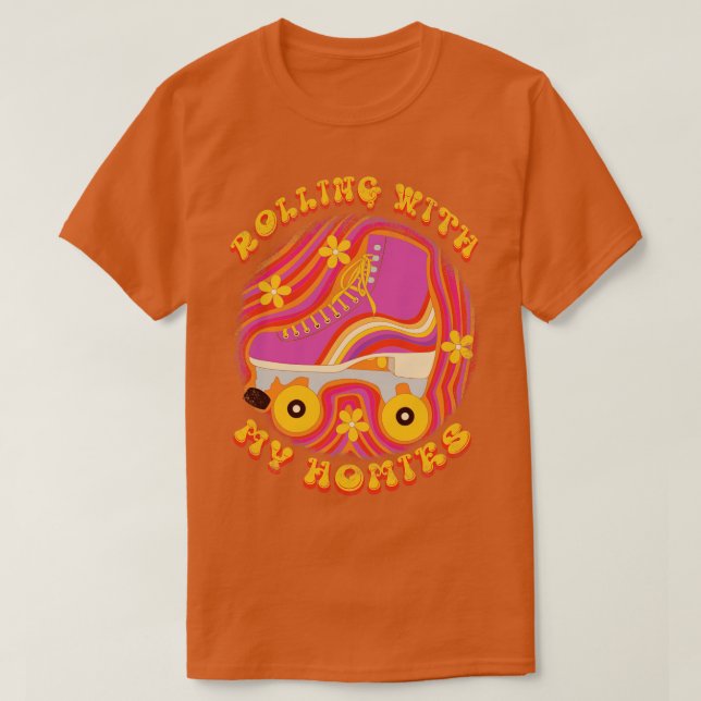 Camiseta Rollerskater Rollerskate 90s 80s 70s (Diseño del anverso)