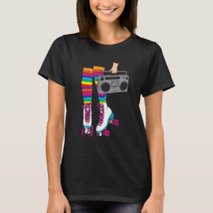 Camiseta Rollerskates Funny 80's Roller Disco Skating