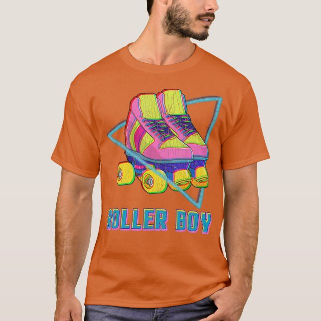 Camiseta Rollerskates T Shirt Vintage Skating (Anverso)