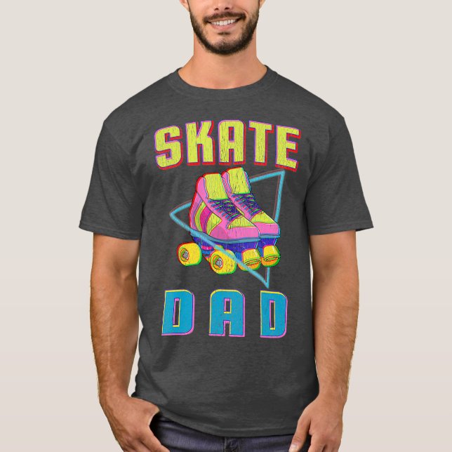 Camiseta Rollerskates T Shirt Vintage Skating (Anverso)