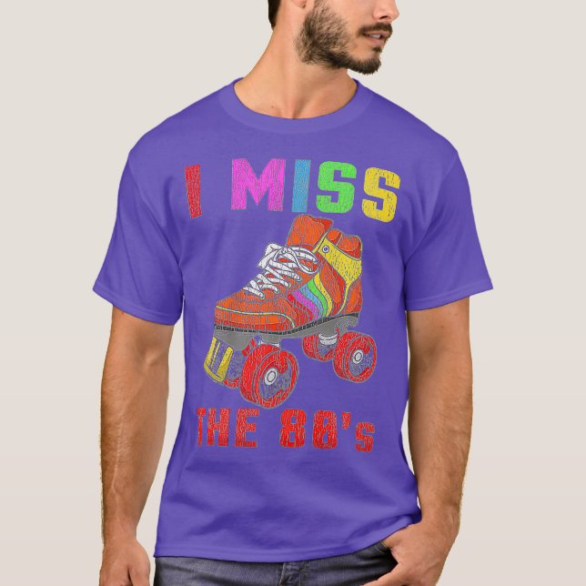 Camiseta Rollerskates T Shirt Vintage Skating (Anverso)