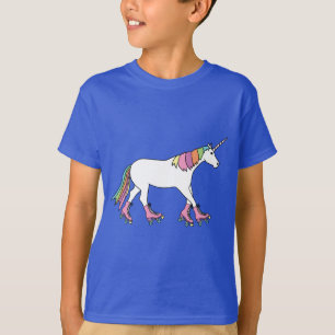 Camiseta Rollerskating del unicornio
