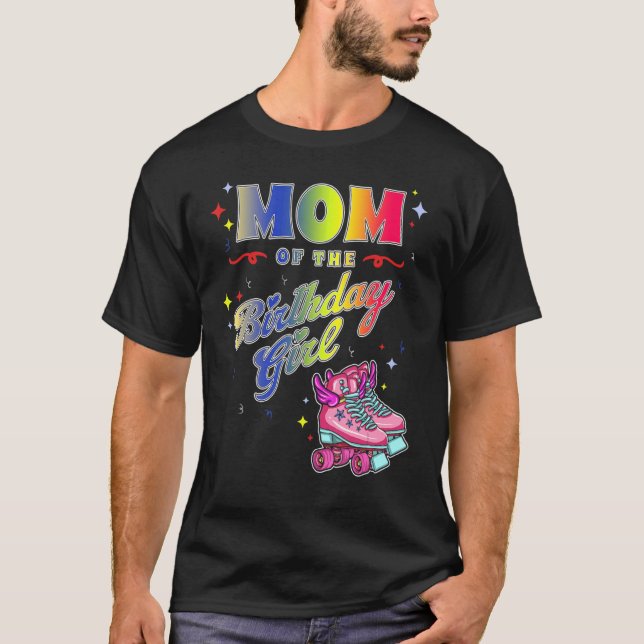 Camiseta Rollerskating Inline Skates Roller Mamá Fiesta B (Anverso)