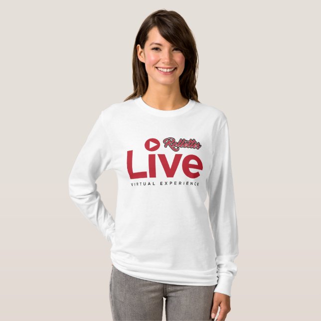 Camiseta Rollettes Experimenta la Manga Larga Virtual Live (Anverso completo)