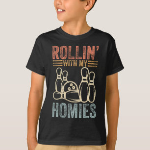 Camiseta Rollin Con Mi Homosexual Retro Bowling 6