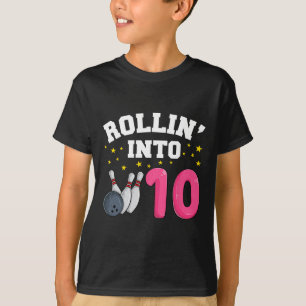 Camiseta Rollin’ En 10 Años Chica Bowling 10 Años