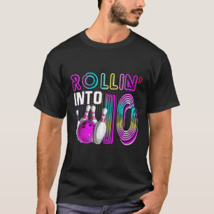 Camiseta Rollin En 10 Bolos Fiesta De Cumpleaños 10.