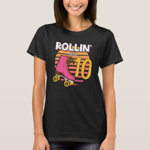Camiseta Rollin' en 10 Chicas de Roller 10.ª fiesta de cump
