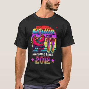 Camiseta Rollin' en 11 Impresionante patinaje sobre patinaj