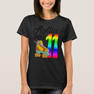 Camiseta Rollin En 11 Mujeres Patinando Zapatos Nacidos