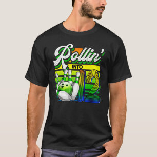 Camiseta Rollin' en 12 bolas retro 12º cumpleaños P