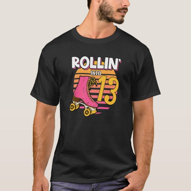 Camiseta Rollin' en 13 Chicas de Roller 13ª Fiesta de Cumpl (Anverso)