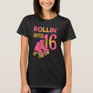 Camiseta Rollin' en 16 Chicas de Roller 16ª Fiesta de Cumpl