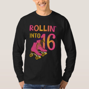 Camiseta Rollin' en 16 Chicas de Roller 16ª Fiesta de Cumpl