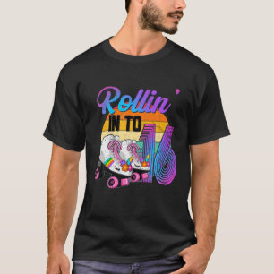 Camiseta Rollin' En 16 Roller Skating Rink 16 Cumpleaños