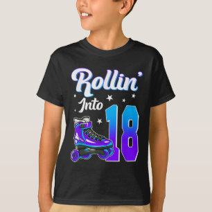Camiseta Rollin en 18 Roller Skating Theme Cumpleaños 18