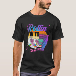 Camiseta Rollin' En 7 Roller Rink 7 Cumpleaños Pa