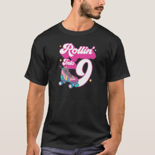 Camiseta Rollin' En 9 Patinaje De Patinaje De Roller Noveno