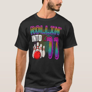 Camiseta Rollin en Chica de cumpleaños 11 años
