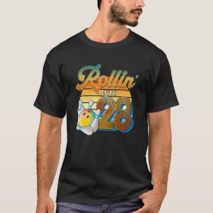 Camiseta Rollin' en el 28º Bowler de cumpleaños de 28 años