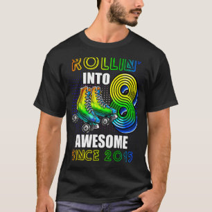 Camiseta Rollin' en el 8 de Awesome 2015 Roller Skating 8th