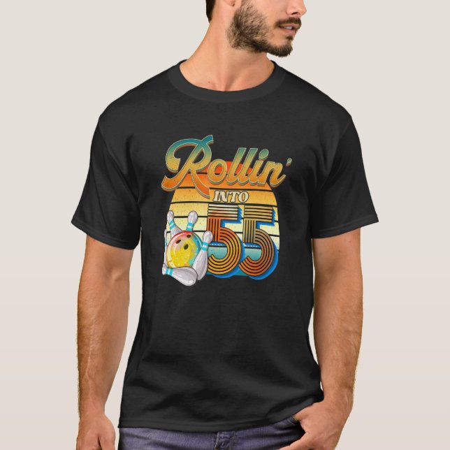 Camiseta Rollin' en el Bowler de 55 años (Anverso)